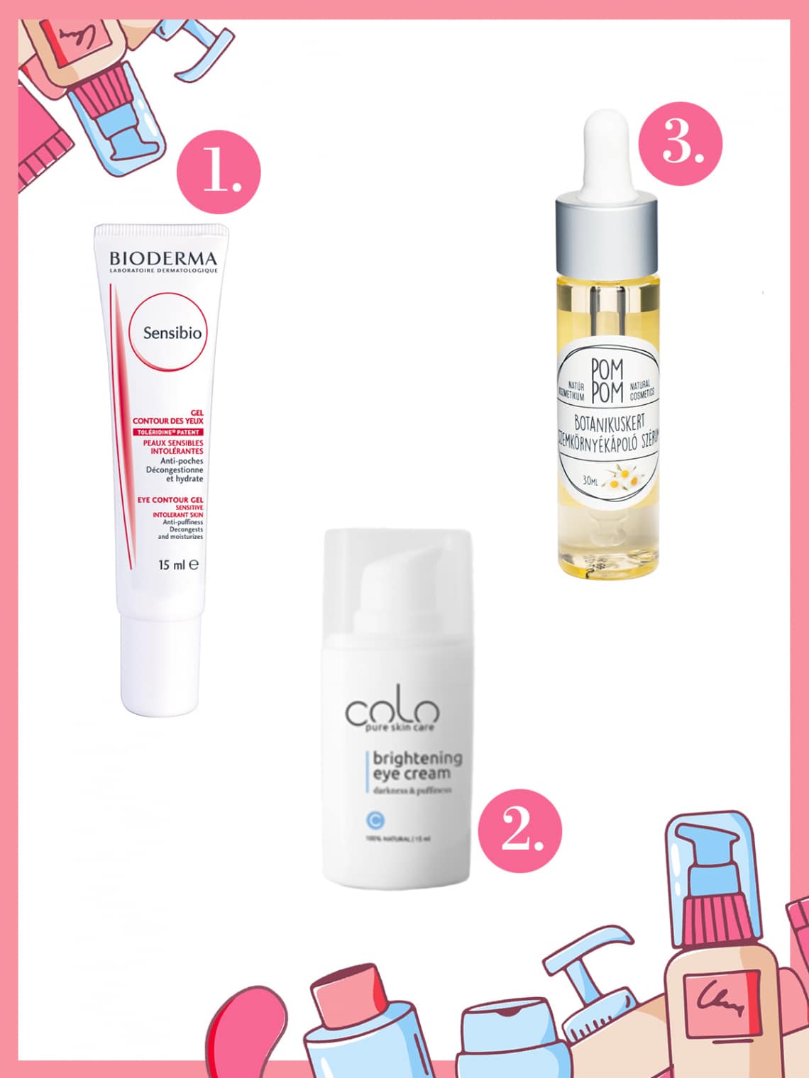 3. lépés: A szemkörnyék ápolása – reggel és este