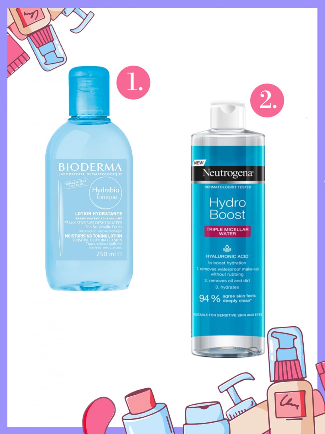 3. lépés: Tonizálás – reggel és este