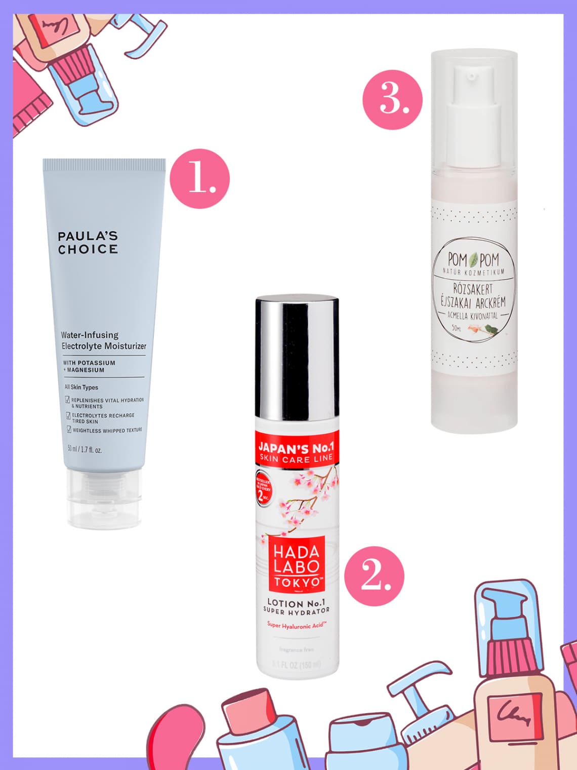 6. lépés: Hidratáló arckrém – reggel és este