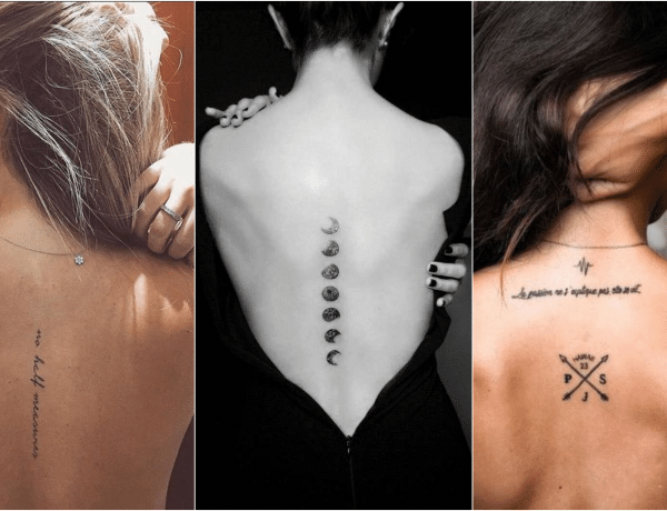 Lenyűgöző gerinc menti tetoválások többféle stílusban