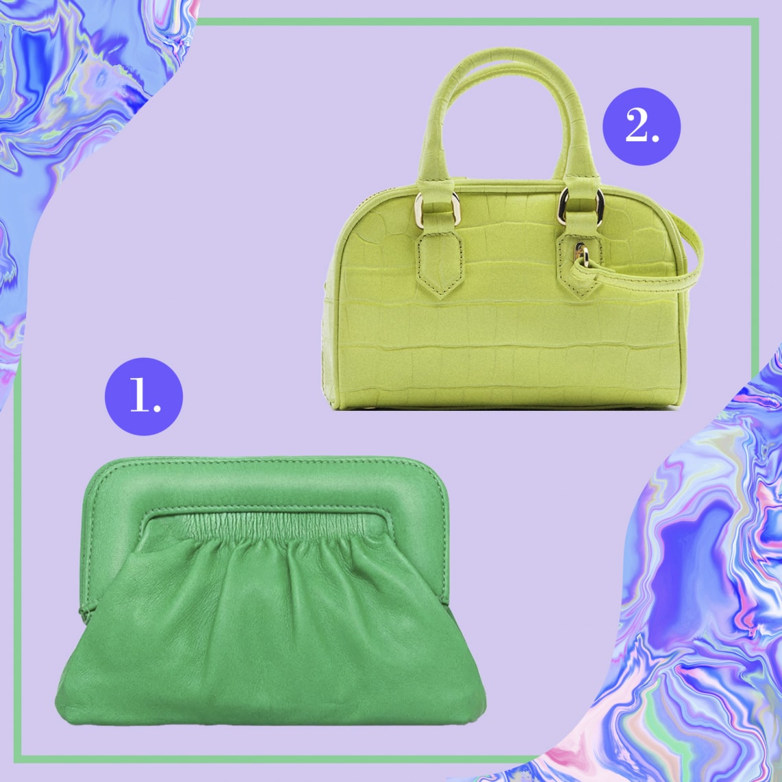 Élénkzöld és lime-zöld