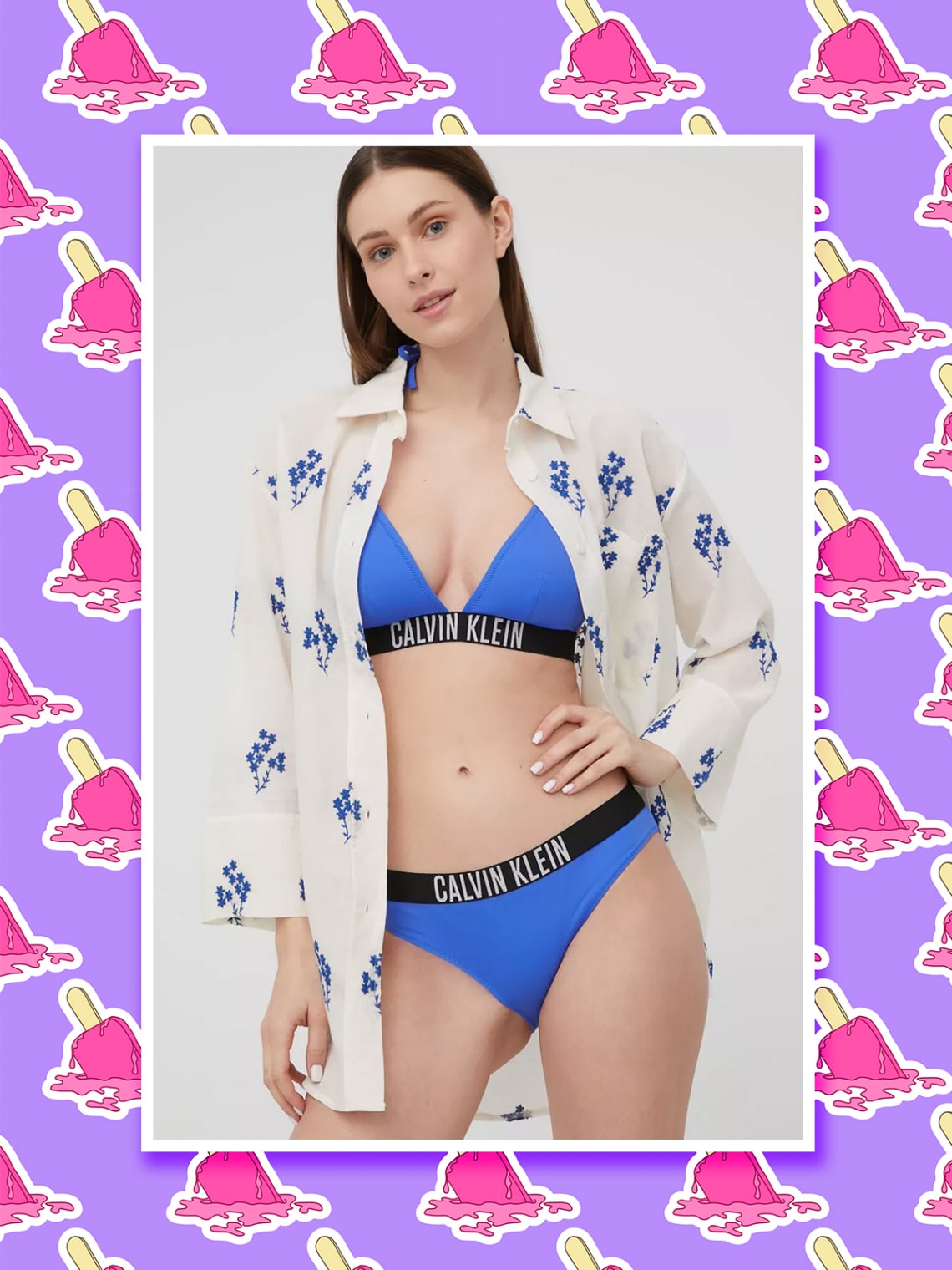 Sportos fazon élénk kékben