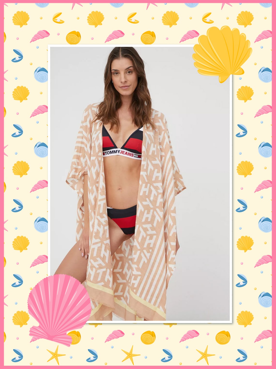 Elegáns strandkimonó