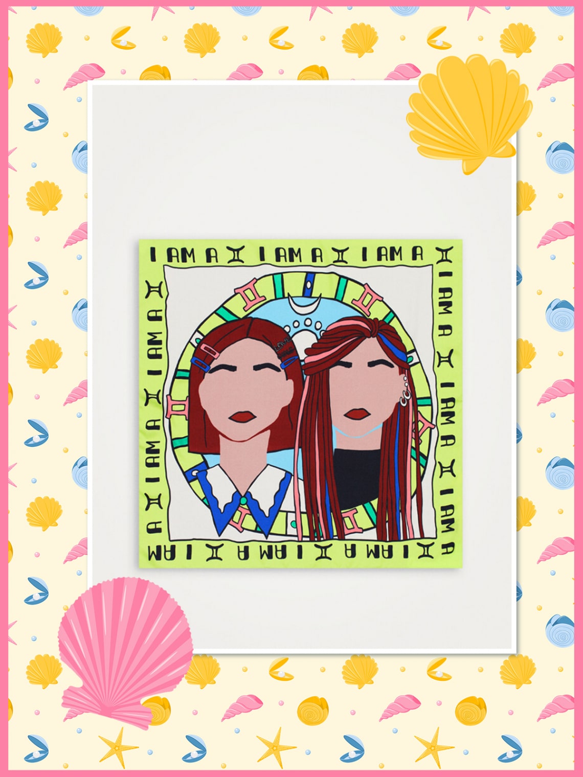 Mintás multifunkcionális kendő