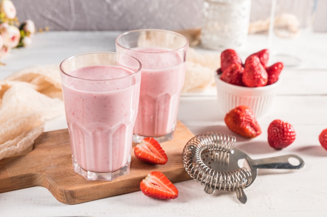 Ez az epres-bazsalikomos turmix igazi vitaminbomba – így készítsd el
