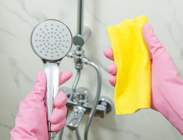 Van egy egyszerű módszer a zuhanyrózsa tisztítására