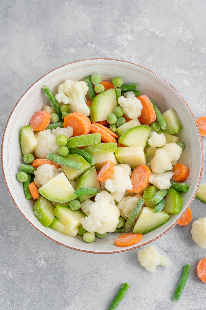 Leveszöldségek fagyasztva