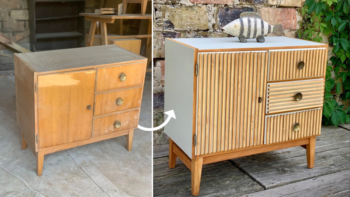 Csodaszép előtte-utána bútorfelújítások! Régi bútorokat kelt új életre Prokop Zsófia