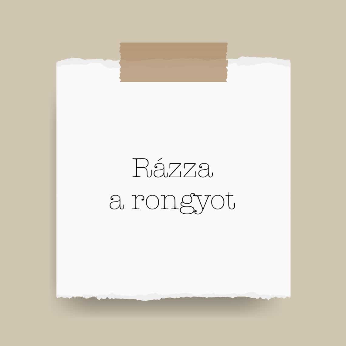 Rázza a rongyot