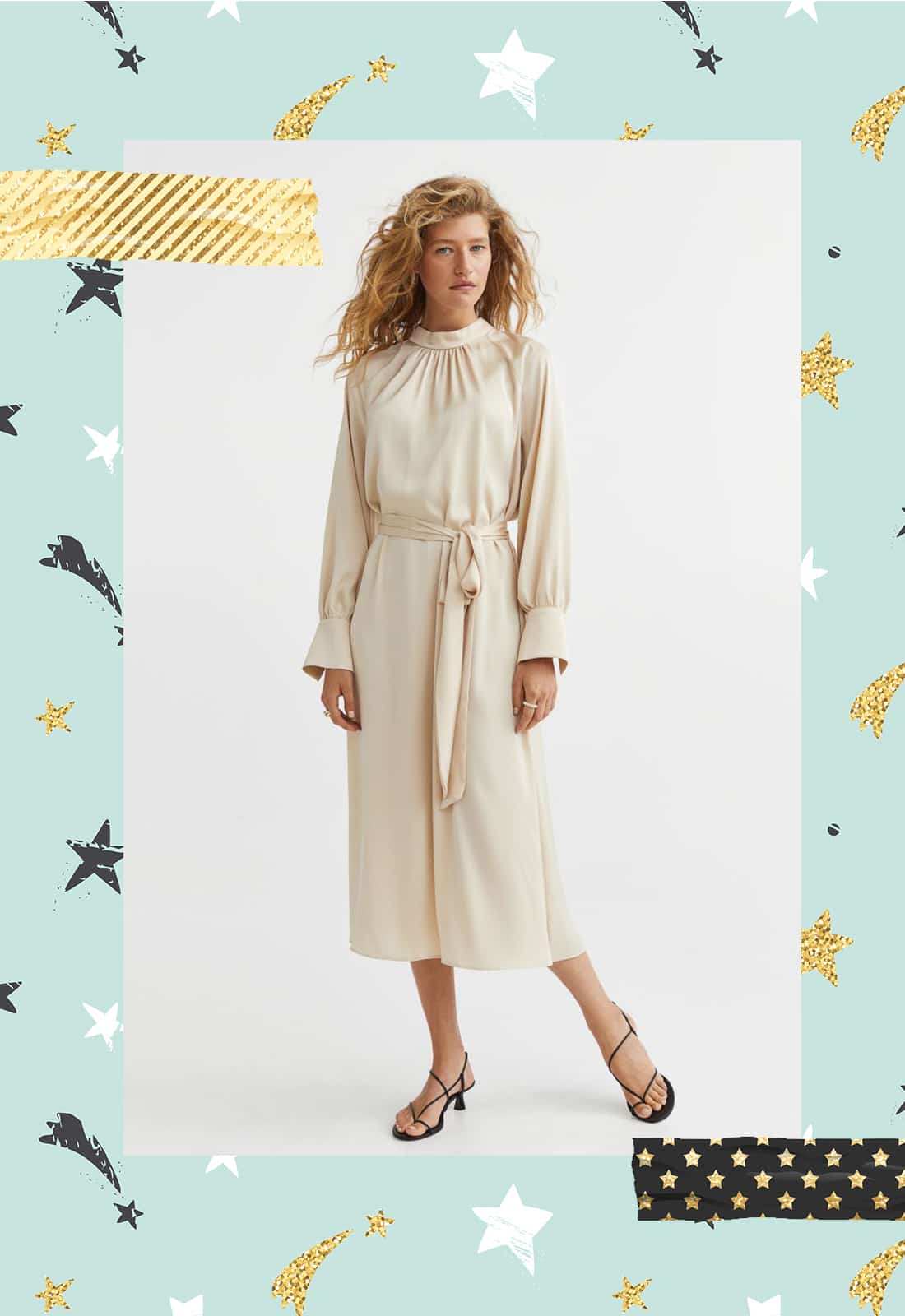 Légies, világos midiruha