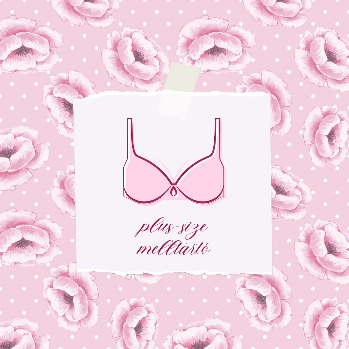 Plus size melltartó