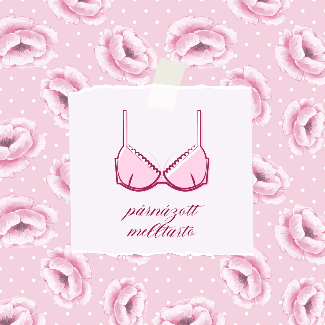 Párnázott melltartó