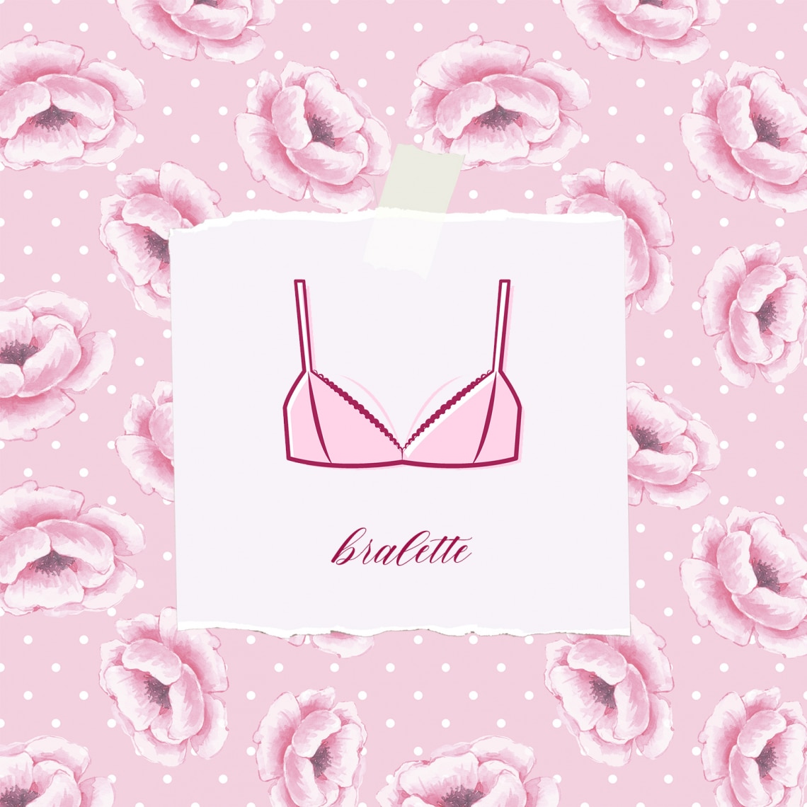 Bralette melltartó