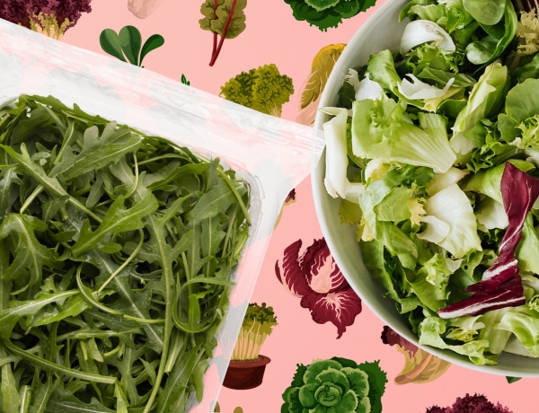 Így tartsd frissen a zacskózott salátát