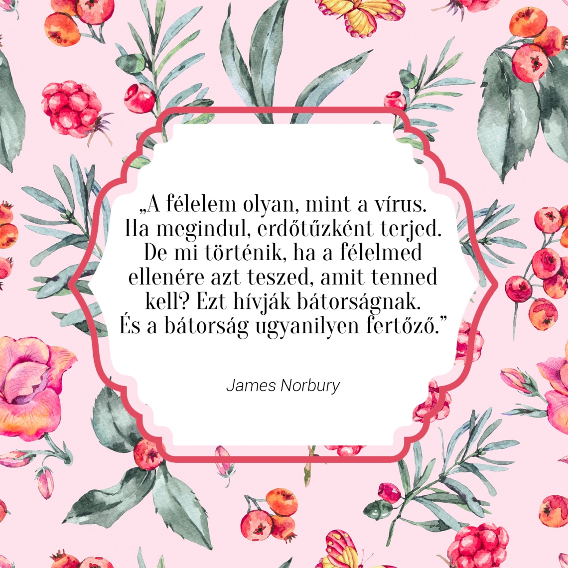 „A félelem olyan, mint a vírus. Ha megindul, erdőtűzként terjed. De mi történik, ha a félelmed ellenére azt teszed, amit tenned kell? Ezt hívják bátorságnak. És a bátorság ugyanilyen fertőző.” - Damon Davis