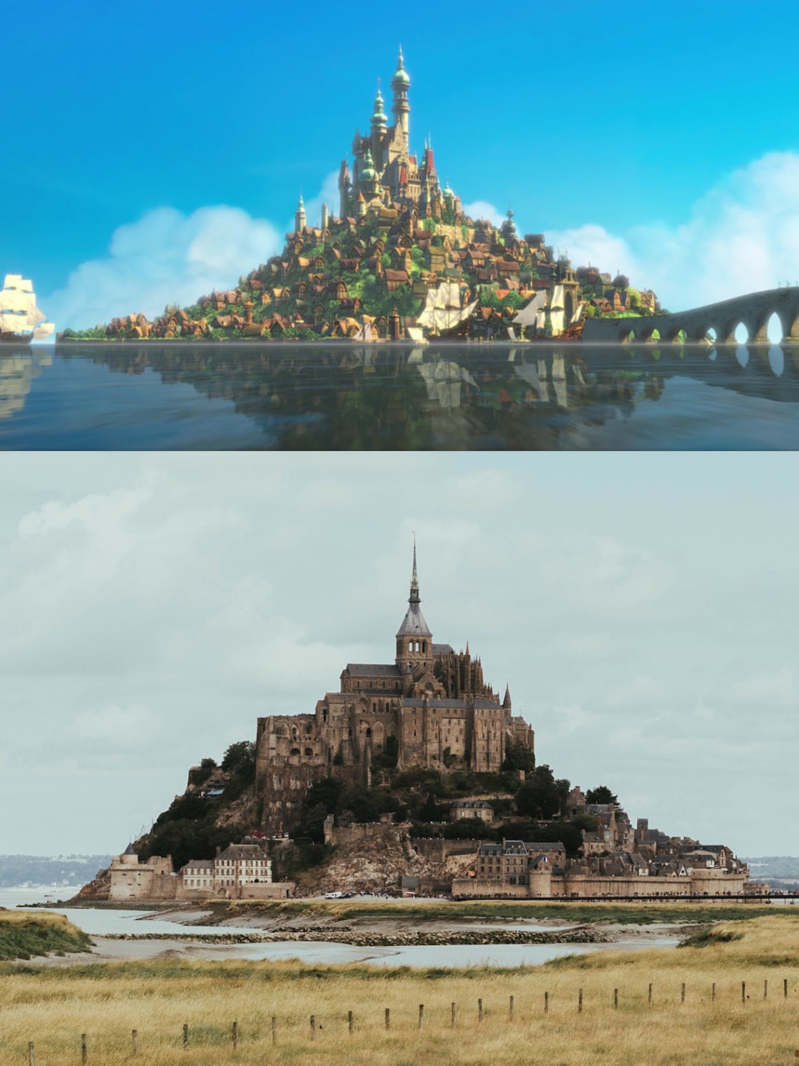 Aranyhaj: Mont Saint-Michel, Franciaország