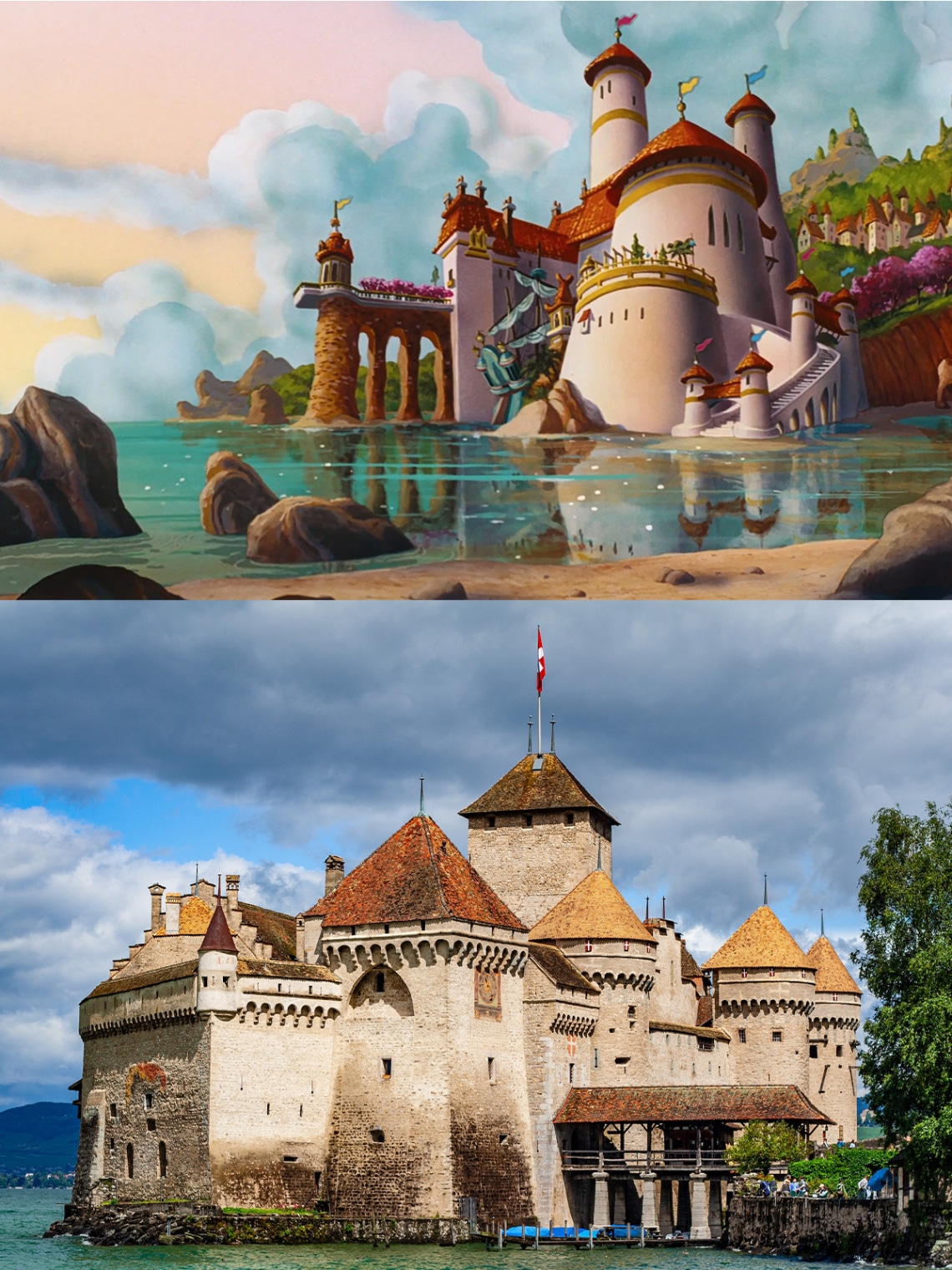 A kis hableány: Chateau De Chillon, Svájc