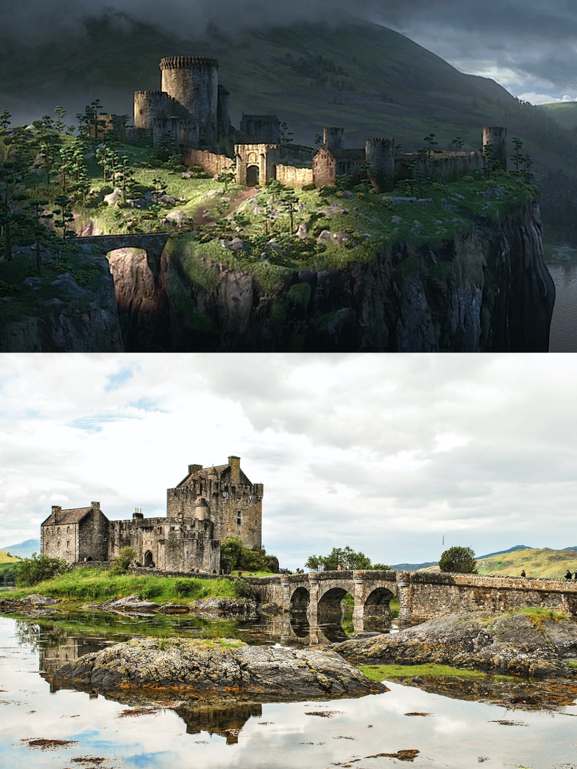 Merida, a bátor: Eilean Donan-i vár, Skócia
