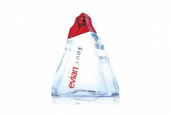 Evian 2005 limitált szériás palackok