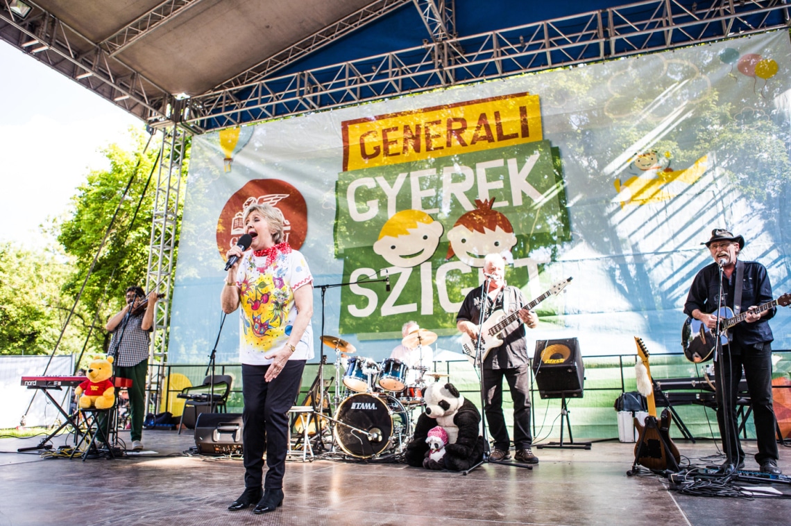 Fészküket kereső tyúkok a Generali Gyerek Szigeten