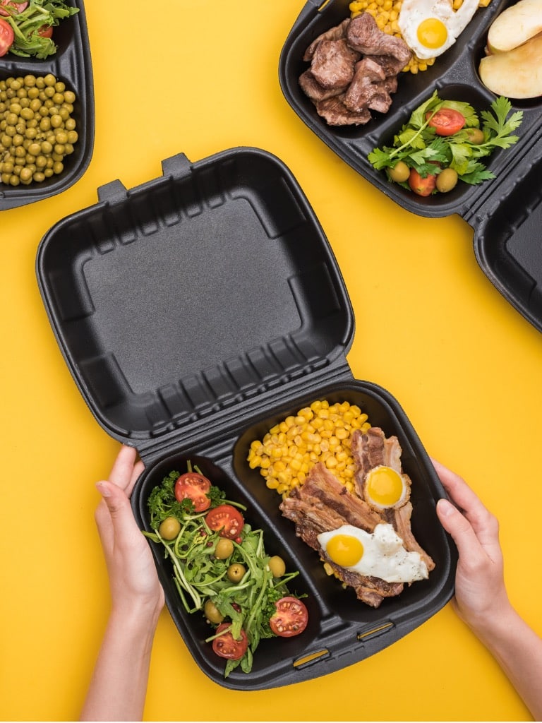 Mi a helyzet az éttermekből származó műanyag ételtároló dobozokkal?