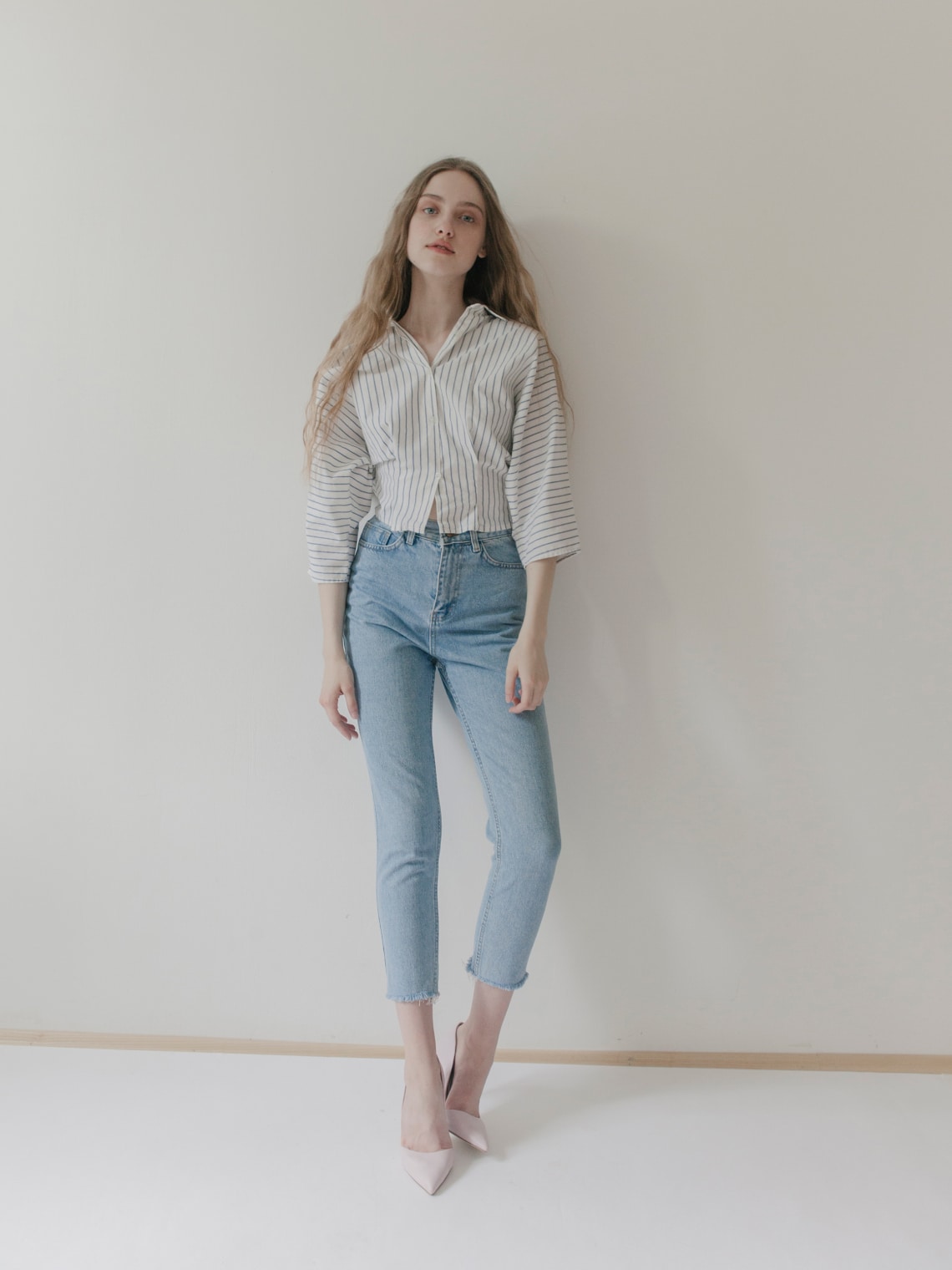 Stílusos blúz és skinny