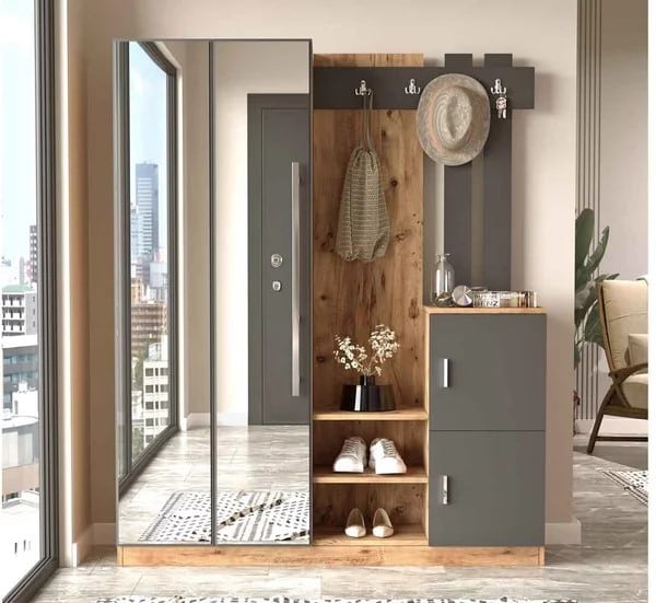 Dizájnos és teljesen funkcionális előszoba. Hogyan rendezzük be?