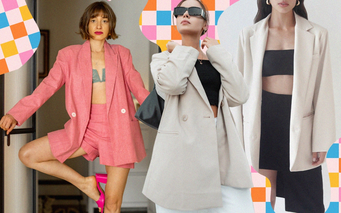 Egy lenvászon blézer, hét outfit a nyár végi időszakra