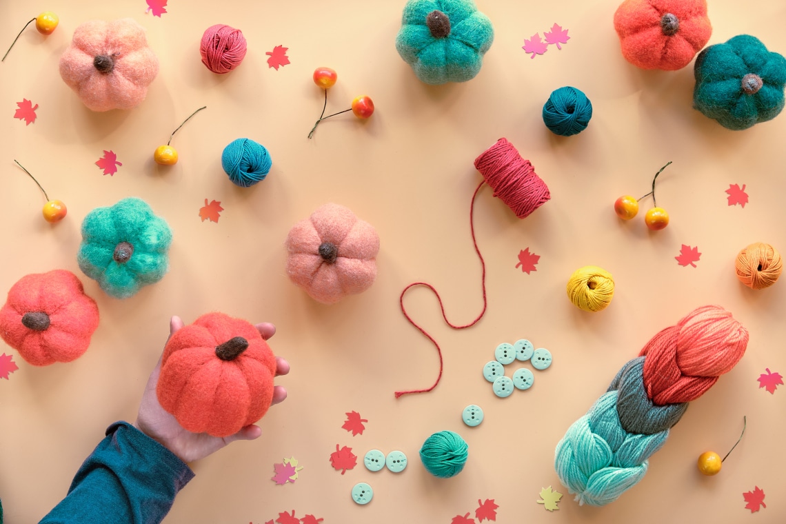 10 őszi csináld-magad projekt nemez anyagból, amibe a gyerekek is besegíthetnek