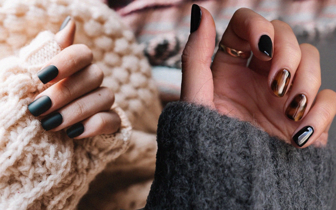 Eljött a sötét körmök ideje: A Dark Academia Nails trend