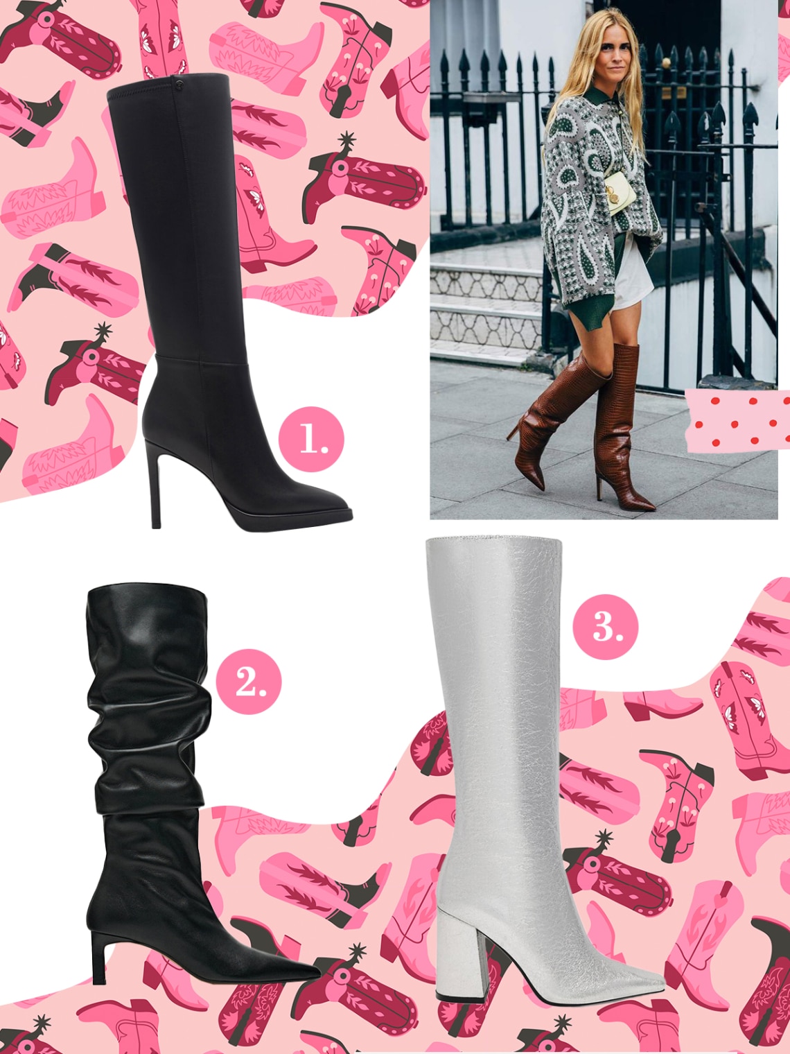 Klasszikus térdcsizmák