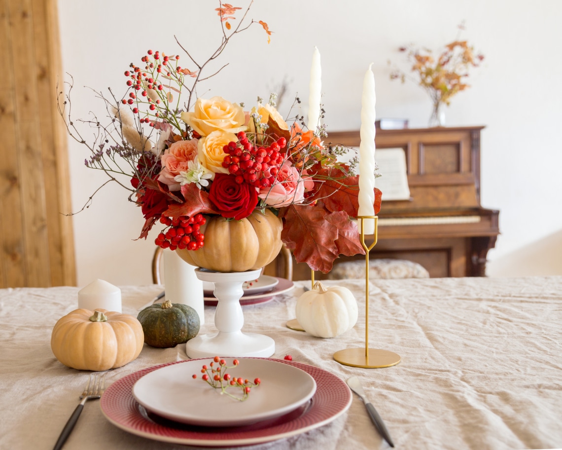 10 gyönyörű őszi asztaldísz, ami alkalmivá teszi otthonodat