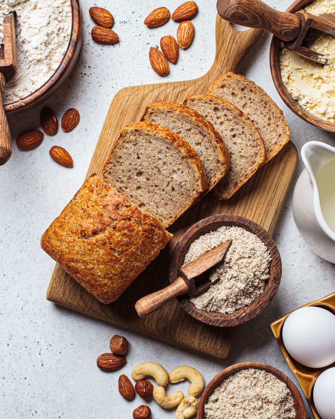 Gluténmentes mandulakenyér