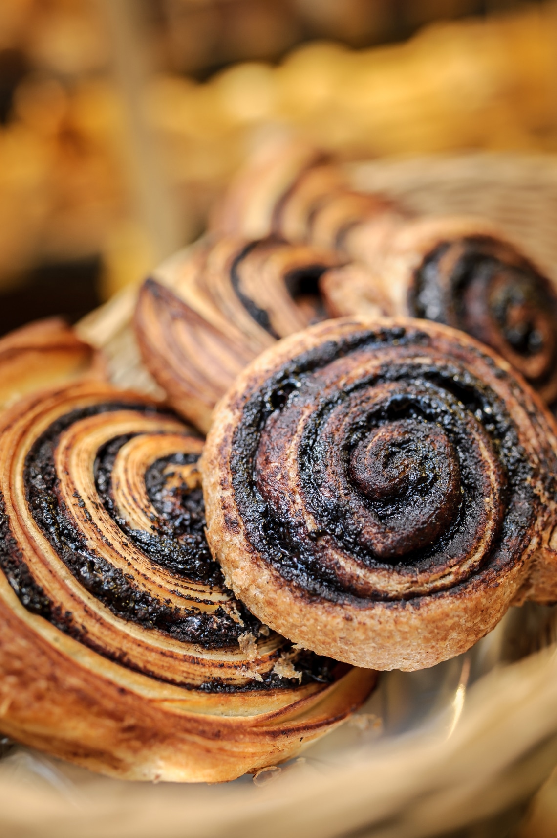 Vegán mini kakaós csigák