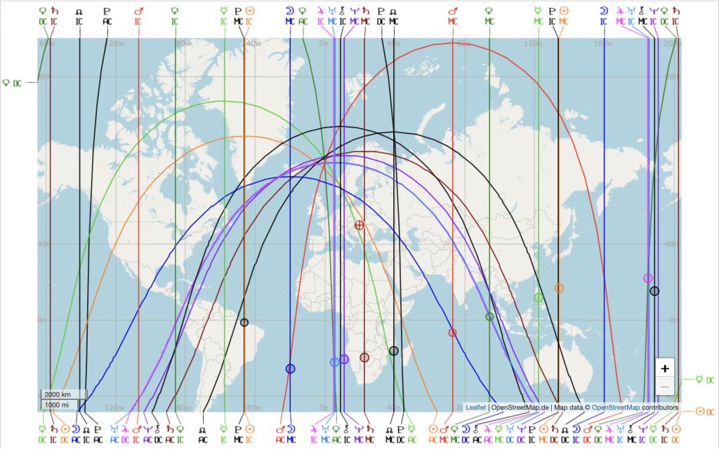 Asztrokartográfiai elemzés