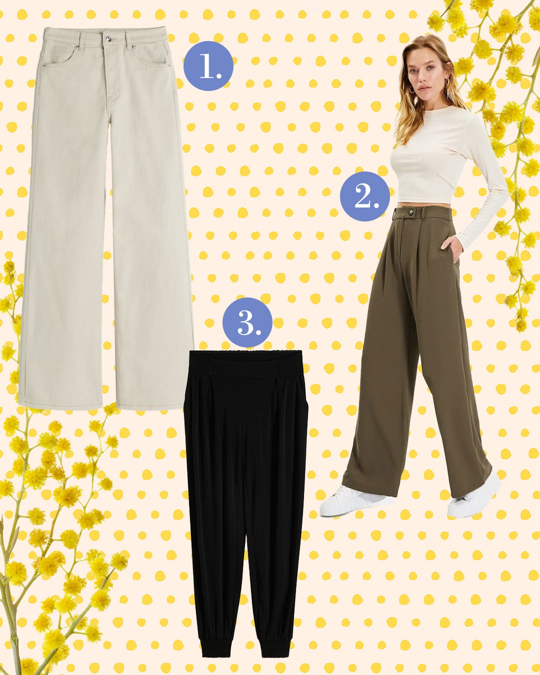 Magas derekú nadrág