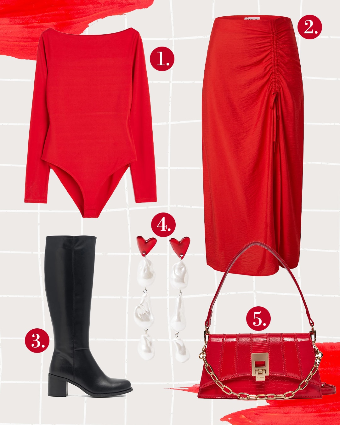 Szoknyás, romantikus szett