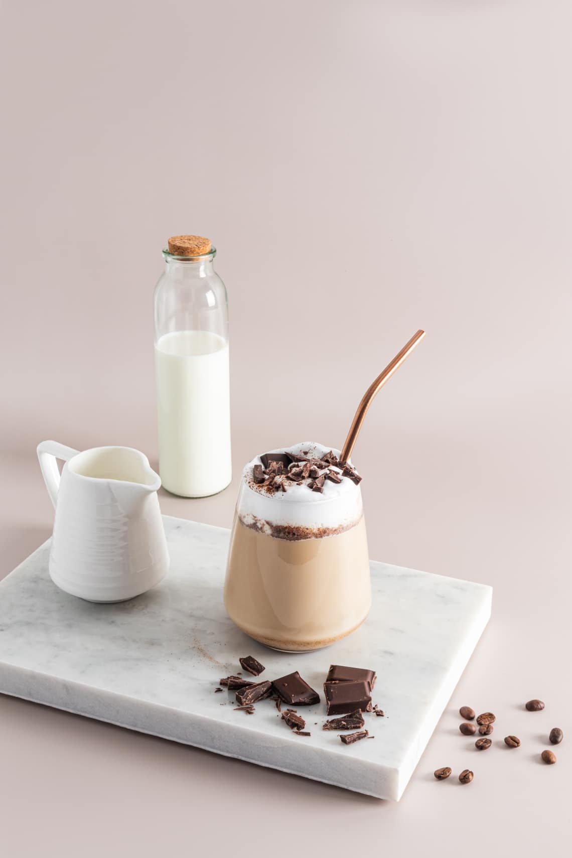 Mandulatejes mocha macchiato