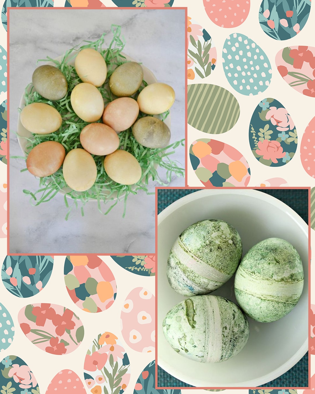 Zöld tojás spenóttal