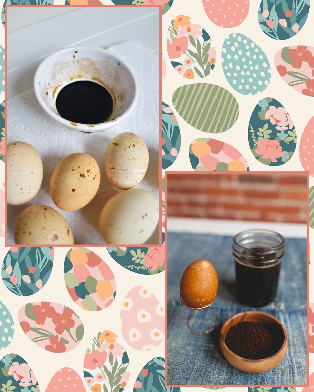 Barna tojás kávéval