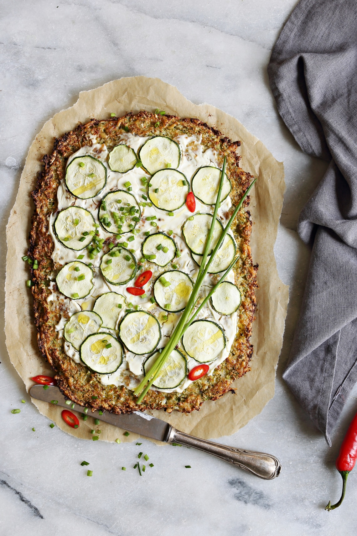 Cukkinipizza