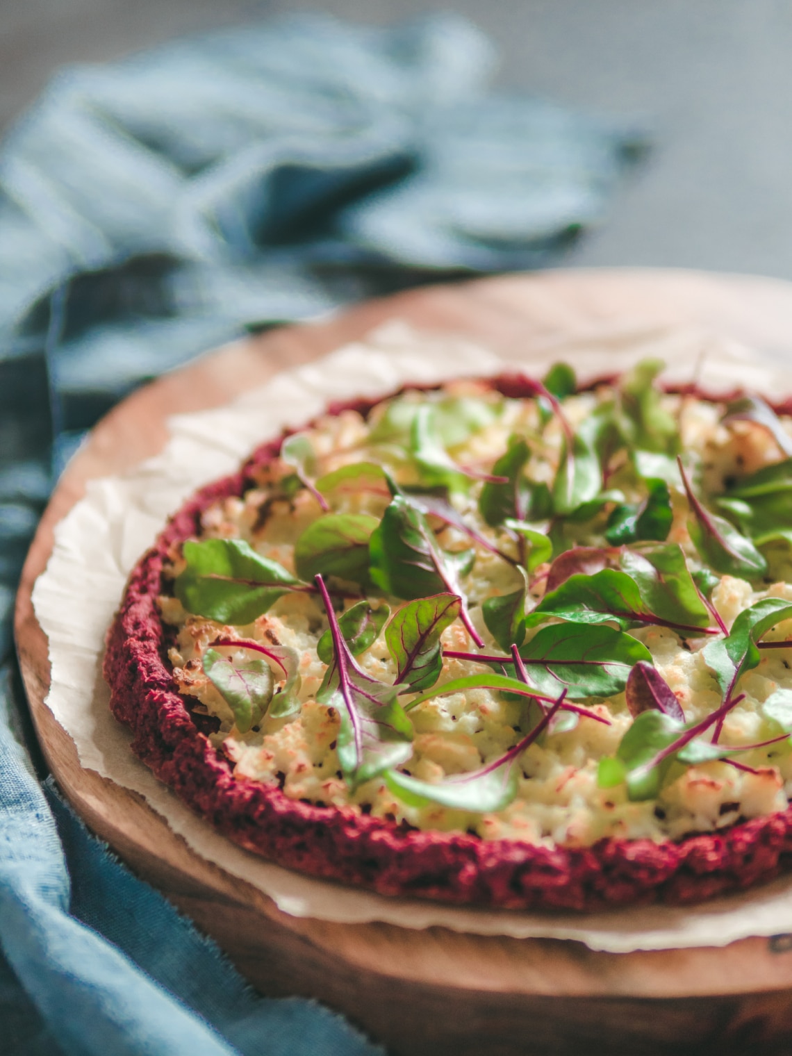 Céklás karfiolpizza