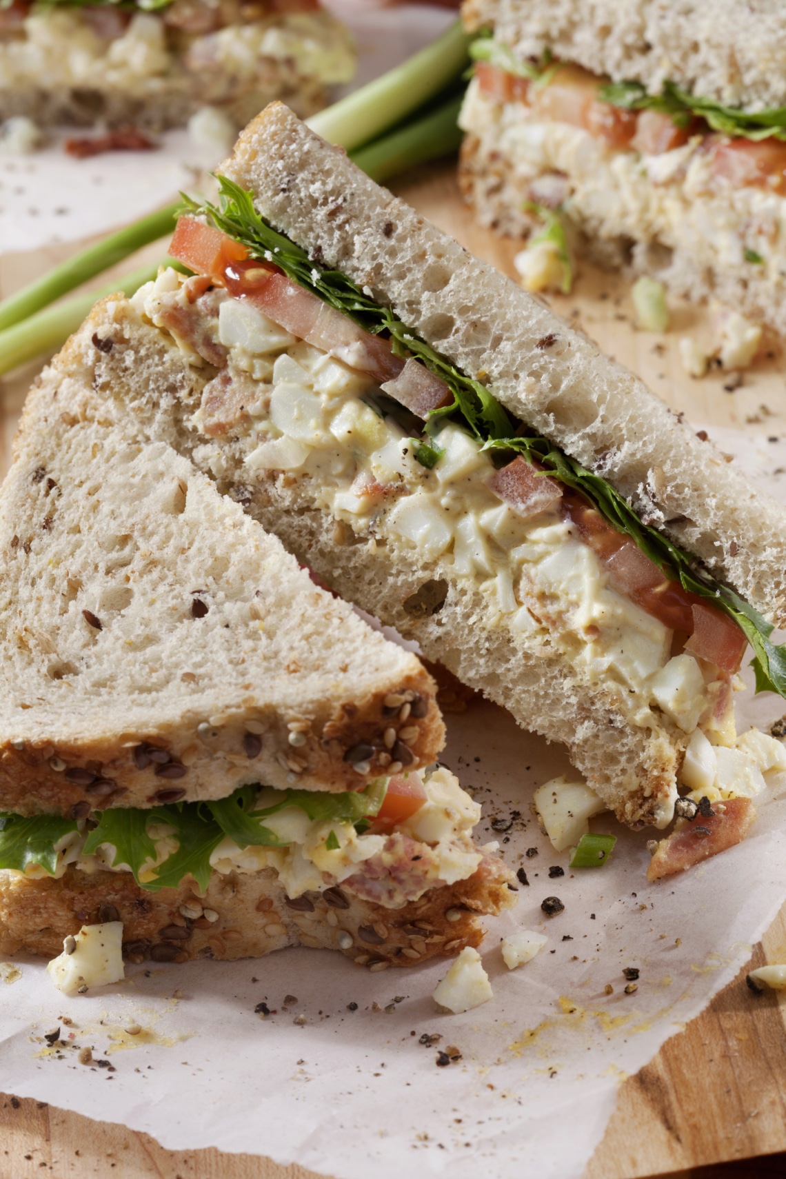 Tojássalátás szendvics