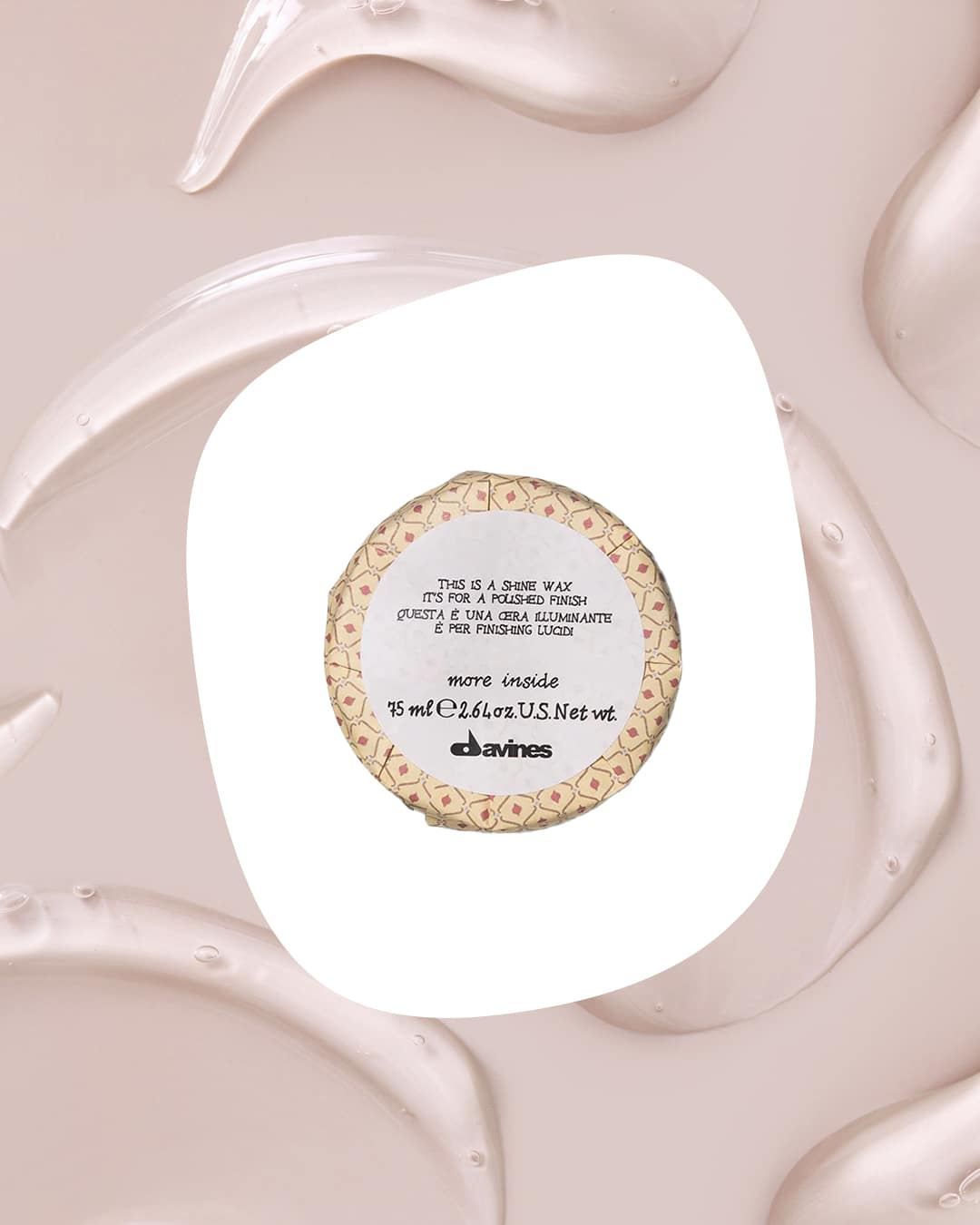 Termék a haj elkészítéséhez: Davines Shine Wax