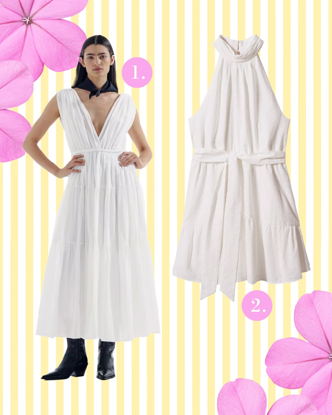 A klasszikus fehér nyári ruha