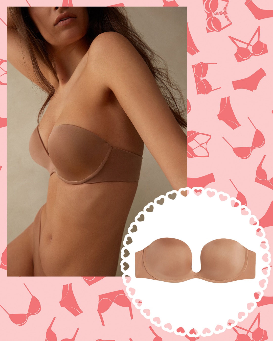 Intimissimi Monica pánt nélküli melltartó ultralight mikroszálas anyagból