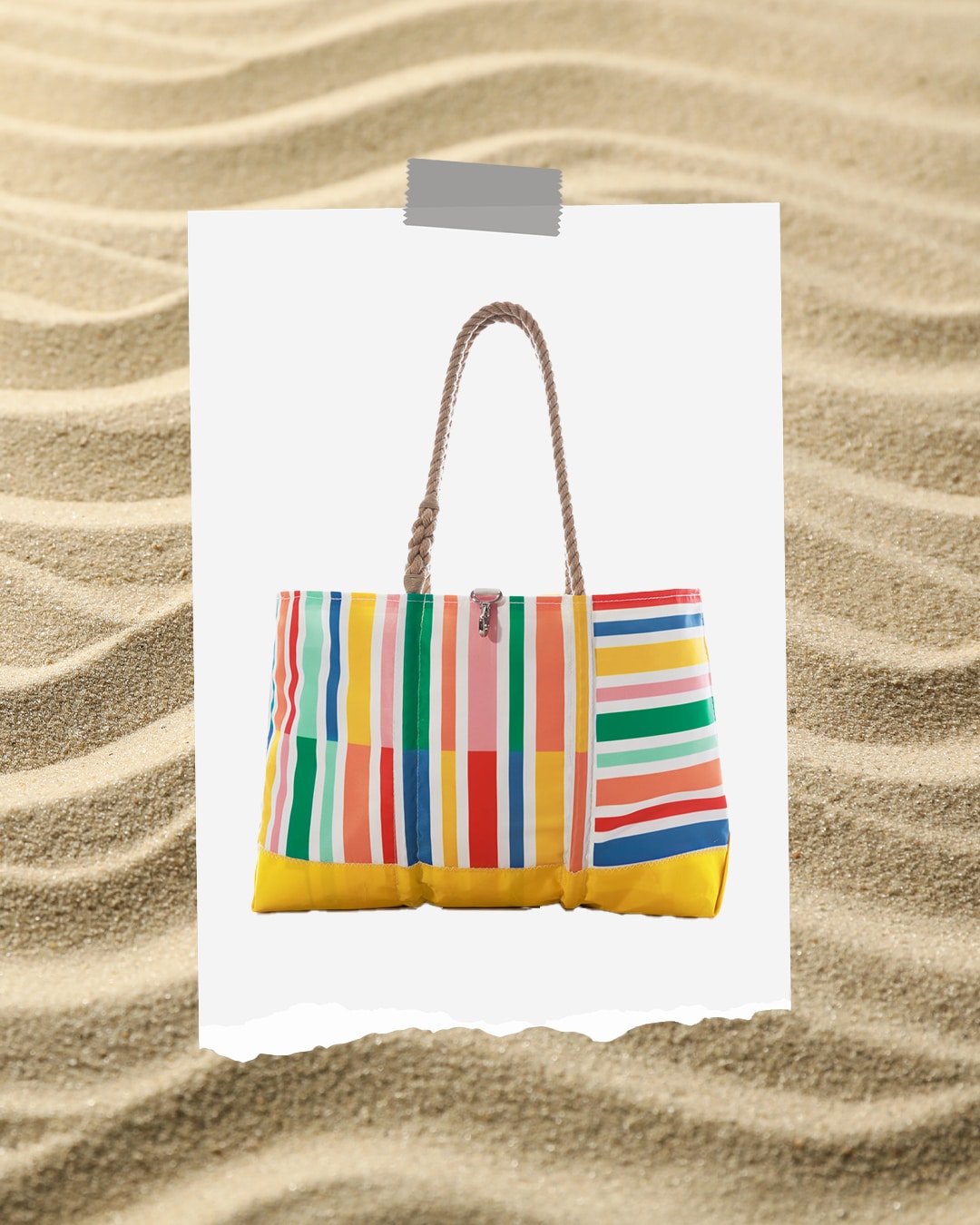 Újrahasznosított anyagból készült táska