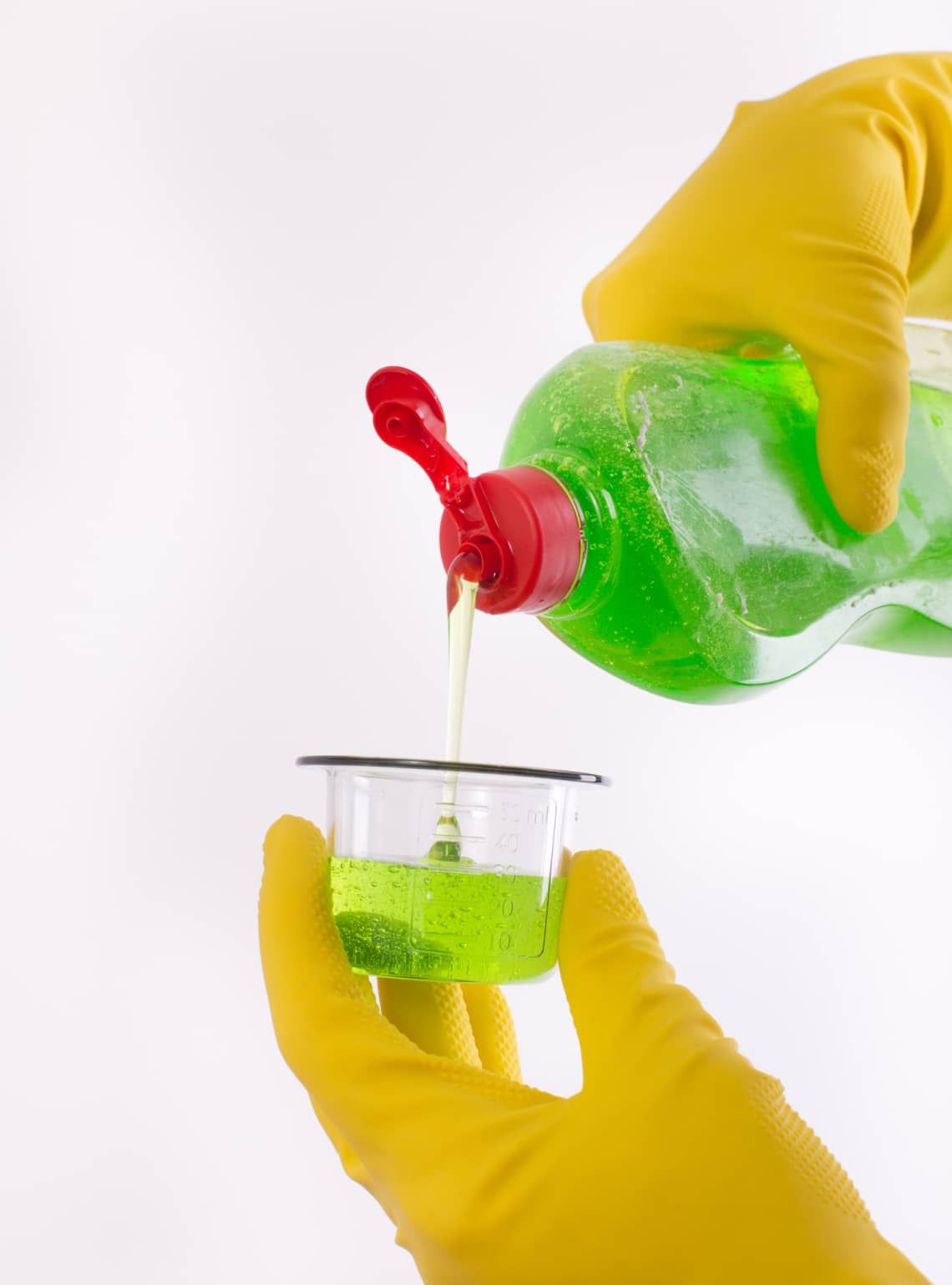 Mosogatószer és víz