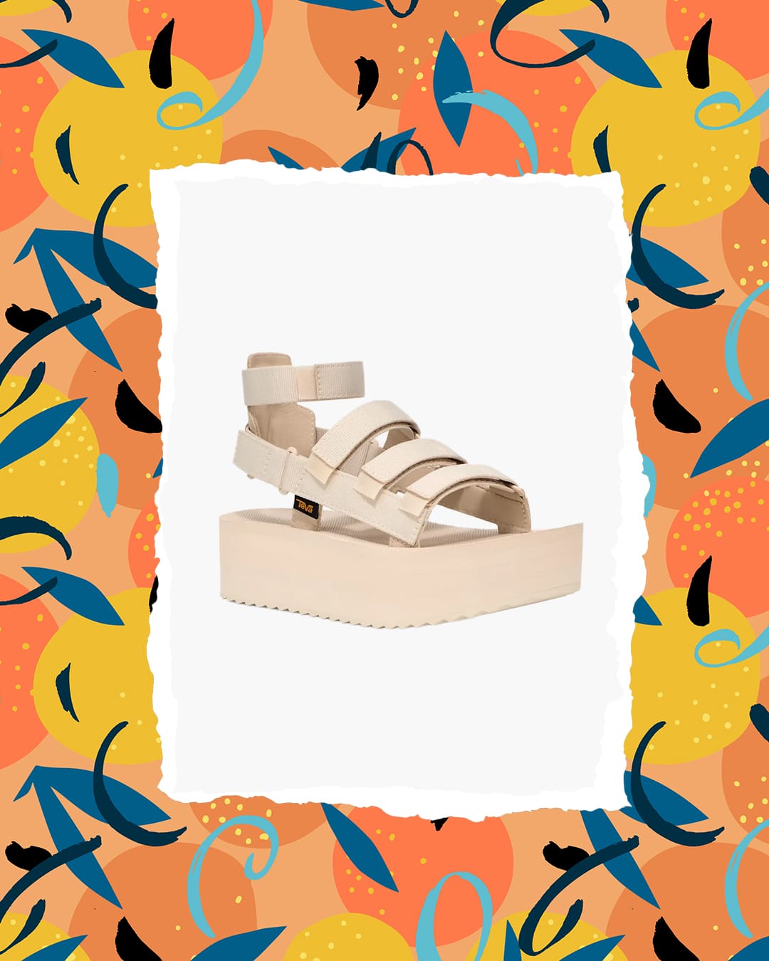 Teva Mevia Flatform szandál