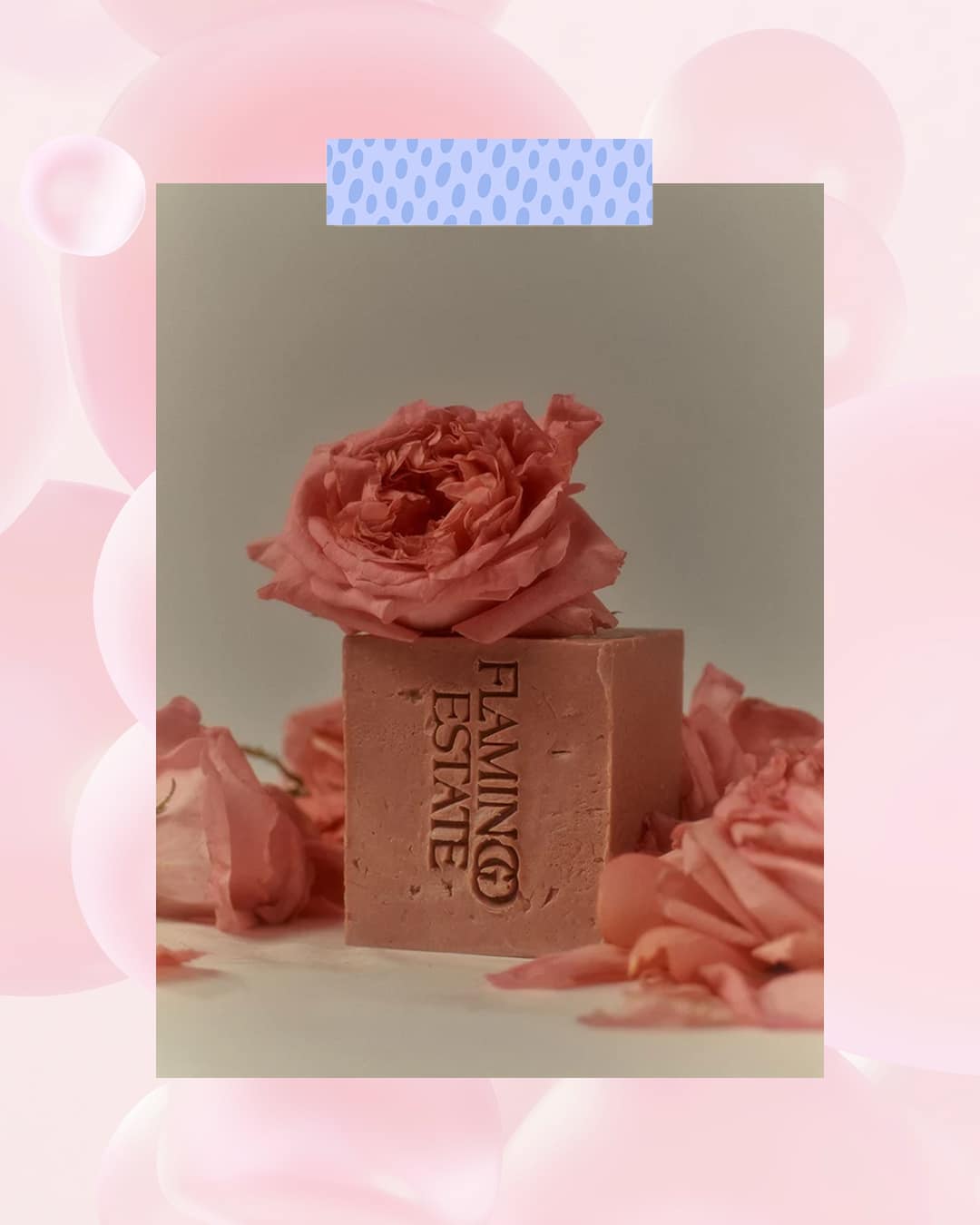 Flamingo Estate Night Blooming Jasmine & Damask Rose Soap Brick